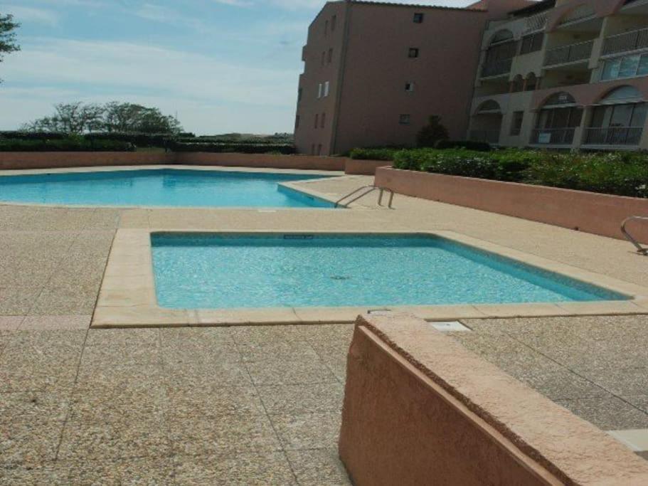 Amouvera C14, T2 Vue Mer, Piscine, Clim, Parking Agde